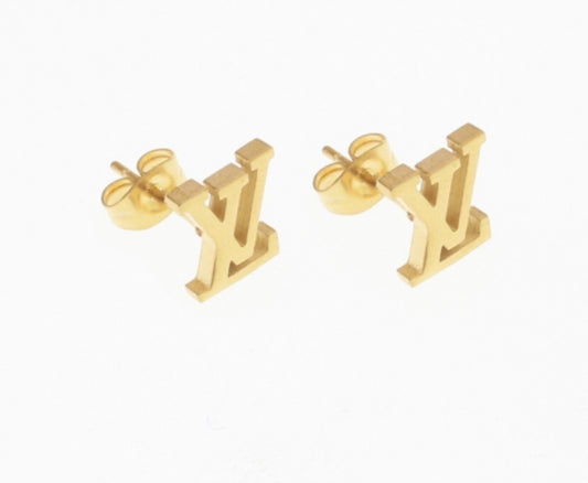 LV Earrings Mini Gold